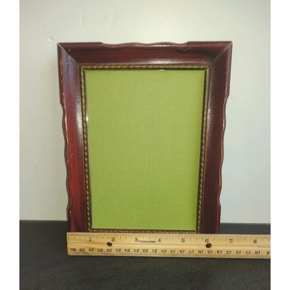Vintage Wooden Picture Photo Frame 5x7 Farmhouse Cottage Core Traditional Wall
